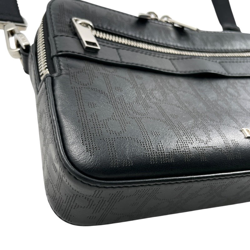 【Dior】ディオール ギャラクシー サファリ メッセンジャー 1ESPO206VPI ショルダーバッグ レザー メンズ 黒 ブラック レディース