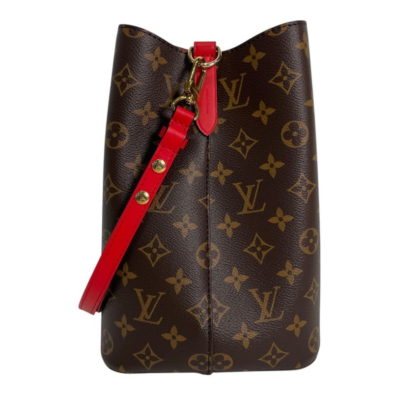 【LOUIS VUITTON】ルイ・ヴィトン ネオノエMM M44021 ショルダーバッグ レディース モノグラム コクリコ 赤