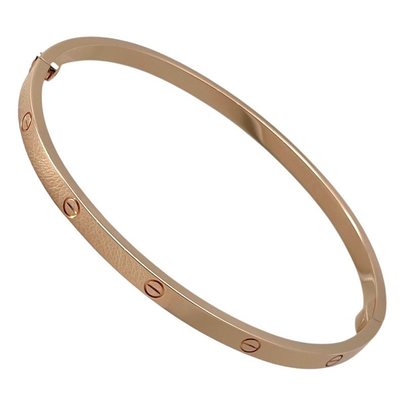 【CARTIER】カルティエ ラブ スモール B6047318 ブレスレット K18ピンクゴールド レディース 750 LOVE 18号 バングル 2022年保証書