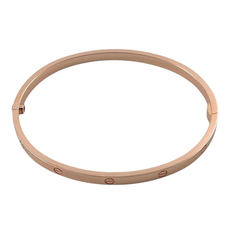 【CARTIER】カルティエ ラブ スモール B6047318 ブレスレット K18ピンクゴールド レディース 750 LOVE 18号 バングル 2022年保証書