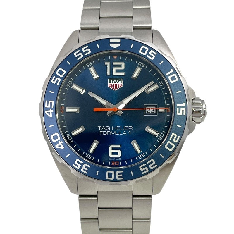 【TAG HEUER】タグホイヤー フォーミュラ1 WAZ1010.BA0842 腕時計 ステンレススチール メンズ FORMULA1 クォーツ ブルー 青
