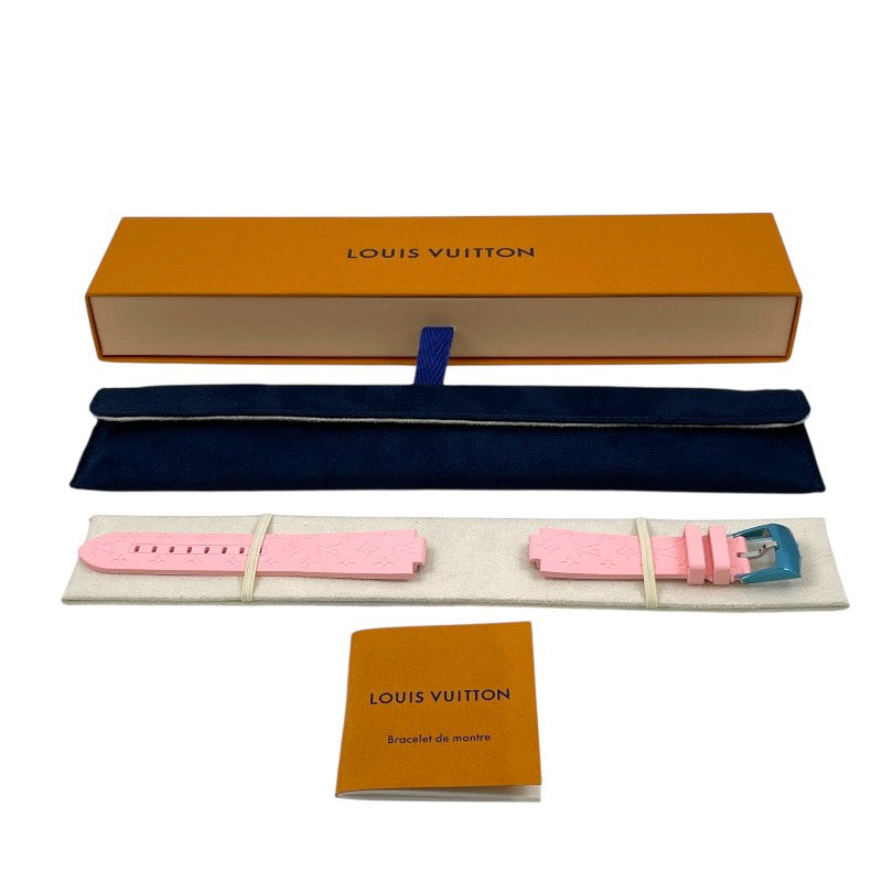 【LOUIS VUITTON】ルイ・ヴィトン タンブール モノグラム ラバー ストラップ R17087 腕時計 レディース 新品未使用品 時計ベルト ピンク