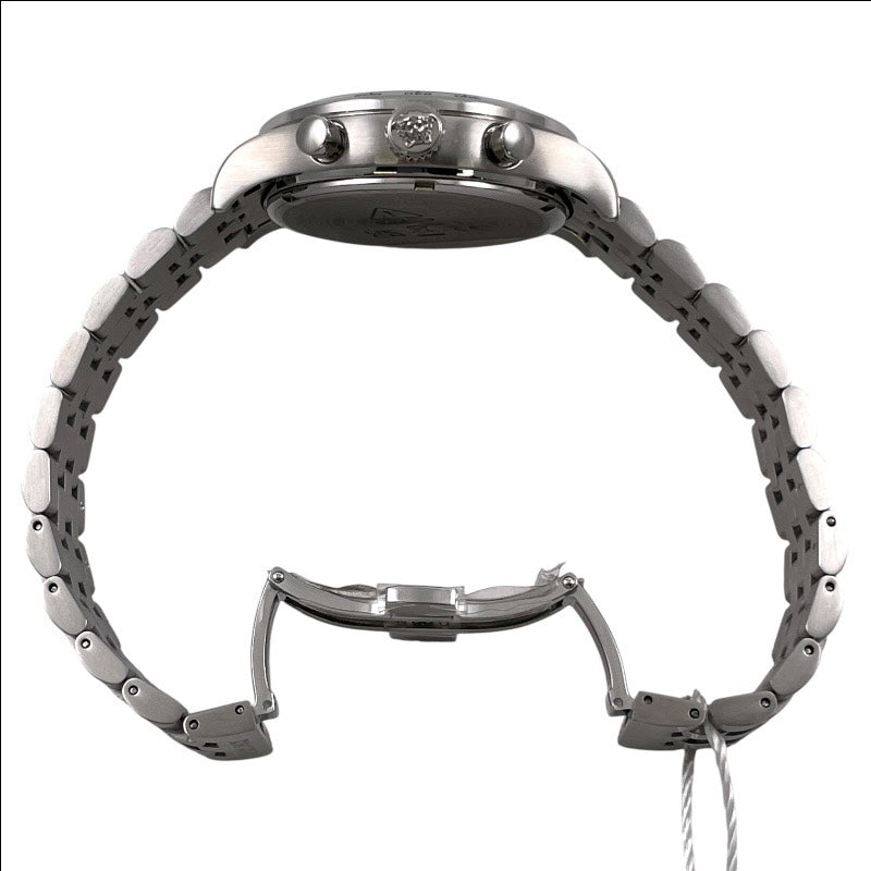 【VERSACE】ヴェルサーチ ヘレニウム クロノグラフ VECFA0124 腕時計 ステンレススチール メンズ クォーツ 青文字盤 ブルー