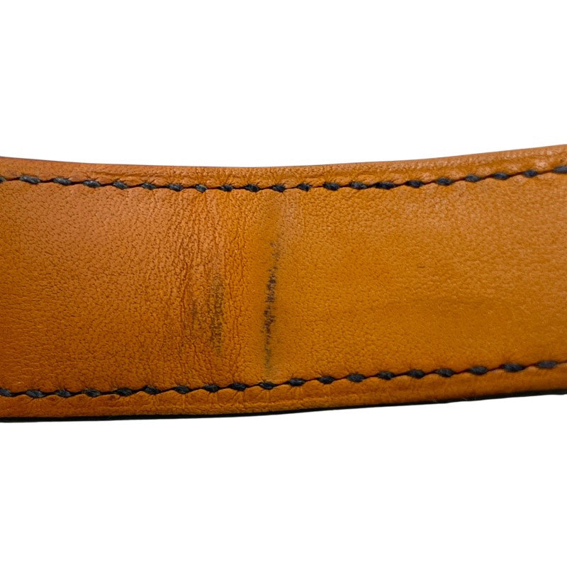 【HERMES】エルメス アルソー クロノグラフ AR4.910a 腕時計 SS/レザー メンズ 自動巻き ブラック 黒文字盤