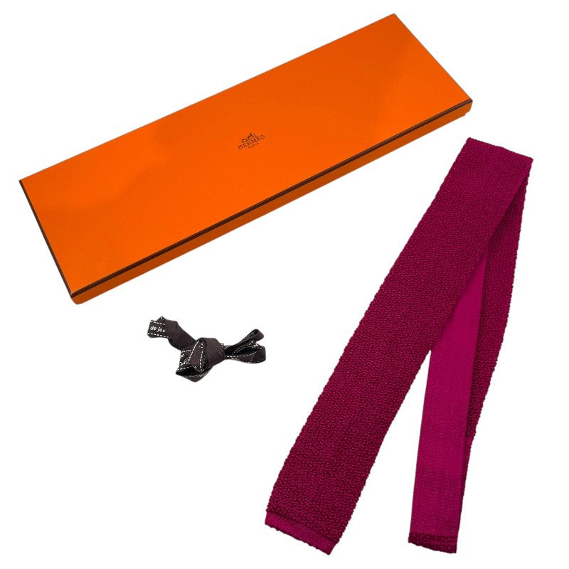 【HERMES】エルメス スクエアタイ 903019T 21 ネクタイ シルク メンズ 新品未使用 パープル 紫