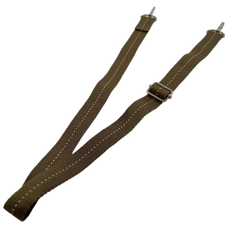 【HERMES】エルメス キャラバンホリゾンタルPM ハンドバッグ レザー レディース カーキ 2WAY ショルダー メンズ