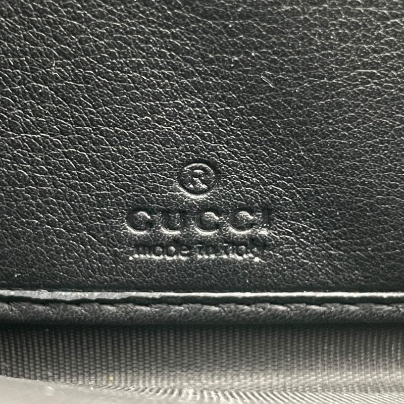 【GUCCI】グッチ インターロッキングG ジップアラウンドウォレット 658839 長財布 レザー メンズ 黒 ブラック ラウンドファスナー レディース