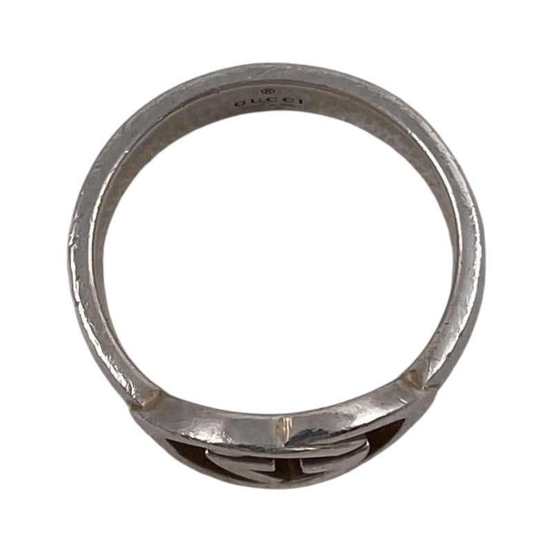 【GUCCI】グッチ インターロッキングG ブリット 190483 リング・指輪 シルバー925 メンズ 15号 日本サイズ14号