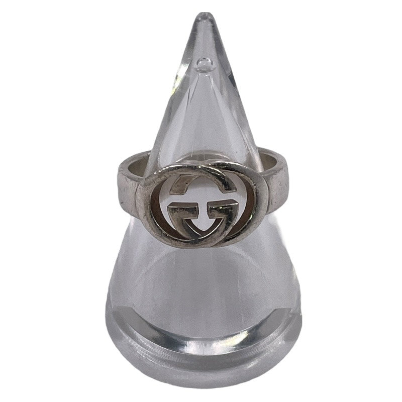 GUCCI グッチ　インターロッキング　ブリット　リング　指輪　19号　シルバー GUCCI】グッチ インターロッキングG ブリット 190483 リング