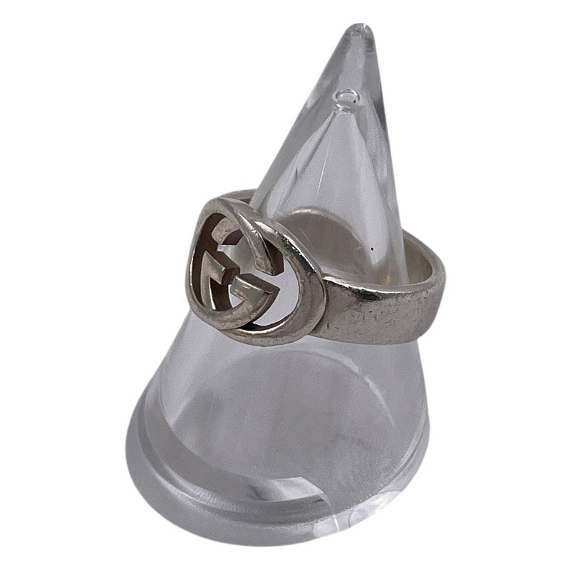 【GUCCI】グッチ インターロッキングG ブリット 190483 リング・指輪 シルバー925 メンズ 15号 日本サイズ14号