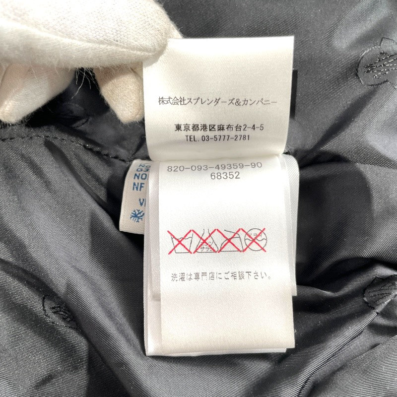 【MONCLER】モンクレール VERONIQUE ヴェロニク 68352 ダウンジャケット ナイロン レディース ダウンコート 黒 ブラック サイズ00 正規タグ ベルト付