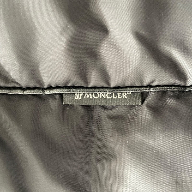【MONCLER】モンクレール VERONIQUE ヴェロニク 68352 ダウンジャケット ナイロン レディース ダウンコート 黒 ブラック サイズ00 正規タグ ベルト付