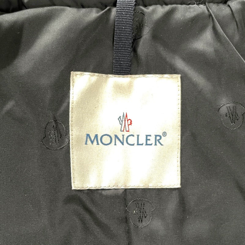 【MONCLER】モンクレール VERONIQUE ヴェロニク 68352 ダウンジャケット ナイロン レディース ダウンコート 黒 ブラック サイズ00 正規タグ ベルト付