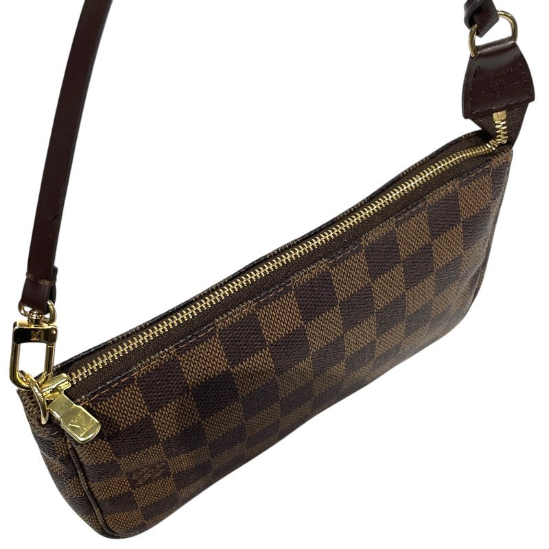 【LOUIS VUITTON】ルイ・ヴィトン ポシェット アクセソワール N41206 ハンドバッグ レディース ダミエエベヌ ミニバッグ アクセサリーポーチ