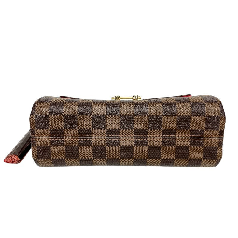 【LOUIS VUITTON】ルイ・ヴィトン クロワゼット N53000 ハンドバッグ レディース ダミエエベヌ 2WAY ショルダー ミニバッグ