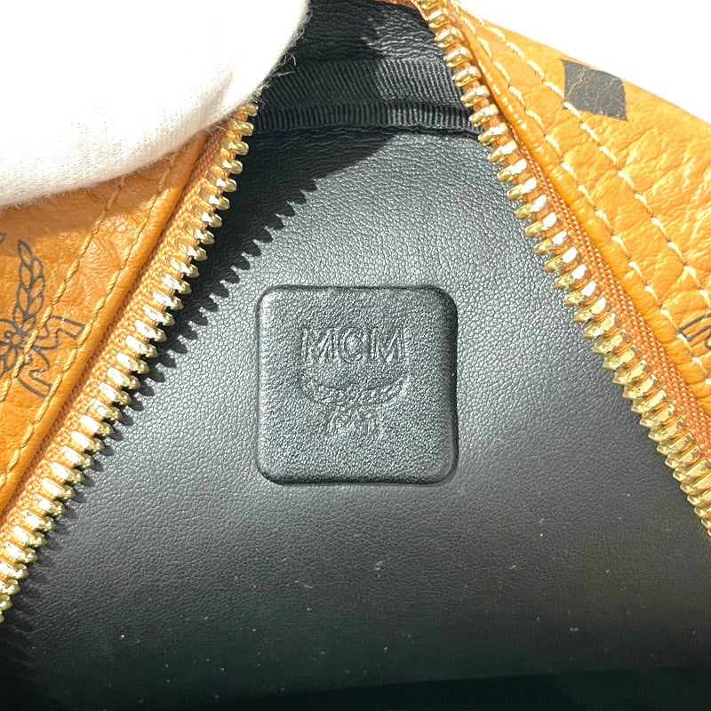 【MCM】エム・シー・エム スターク サイドスタッズ バックパック MMK7AVE99CO001 リュック・デイパック レザー メンズ ヴィセトス ブラウン レディース