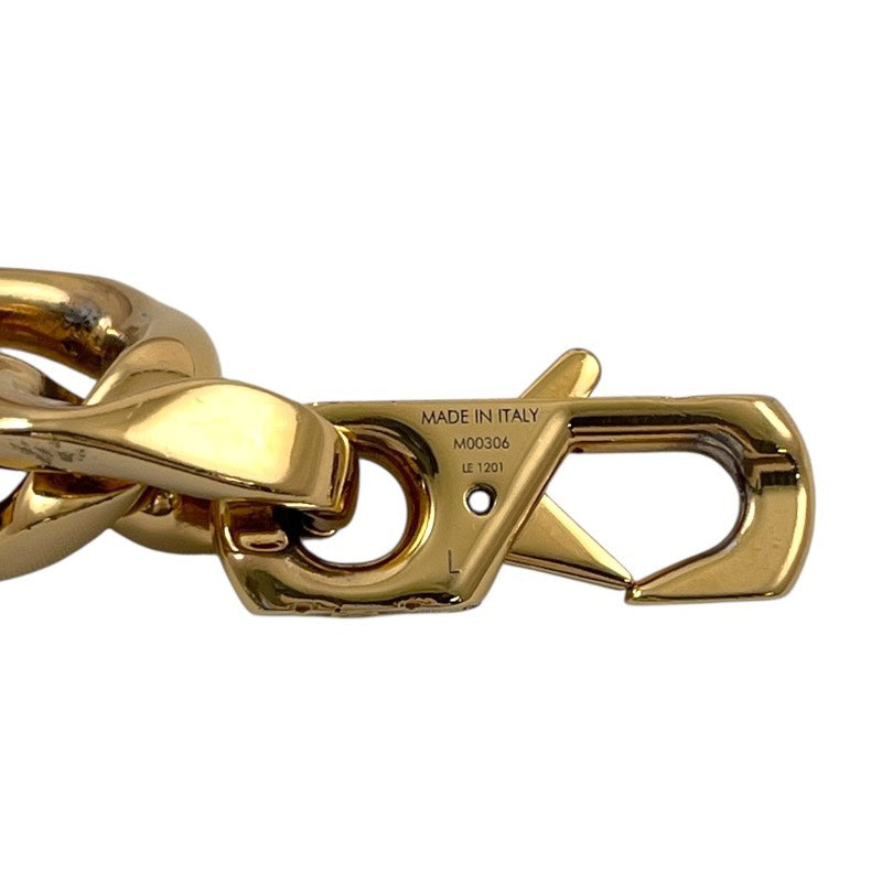 【LOUIS VUITTON】ルイ・ヴィトン ブレスレ チェーンリンクス M00306 ブレスレット メンズ 喜平 モノグラム ゴールド