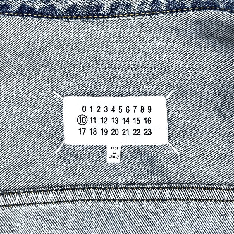 【Maison Margiela】メゾンマルジェラ デストロイド ジャケット S50AM0501 デニムジャケット メンズ サイズ48 170/88A