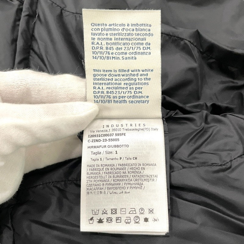 【MONCLER】モンクレール 23年 HIRMAFUR イルマファー ダウンジャケット レディース ダウンコート サイズ1 黒 ブラック 美品