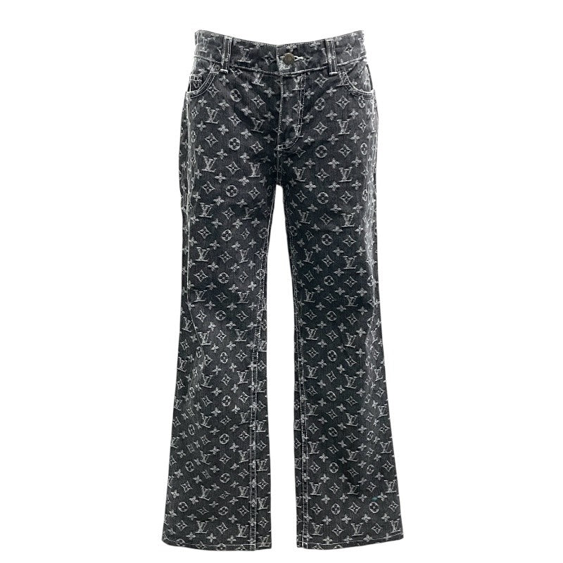 LOUIS VUITTON】ルイ・ヴィトン モノグラムジャガード ジーンズ RW062B