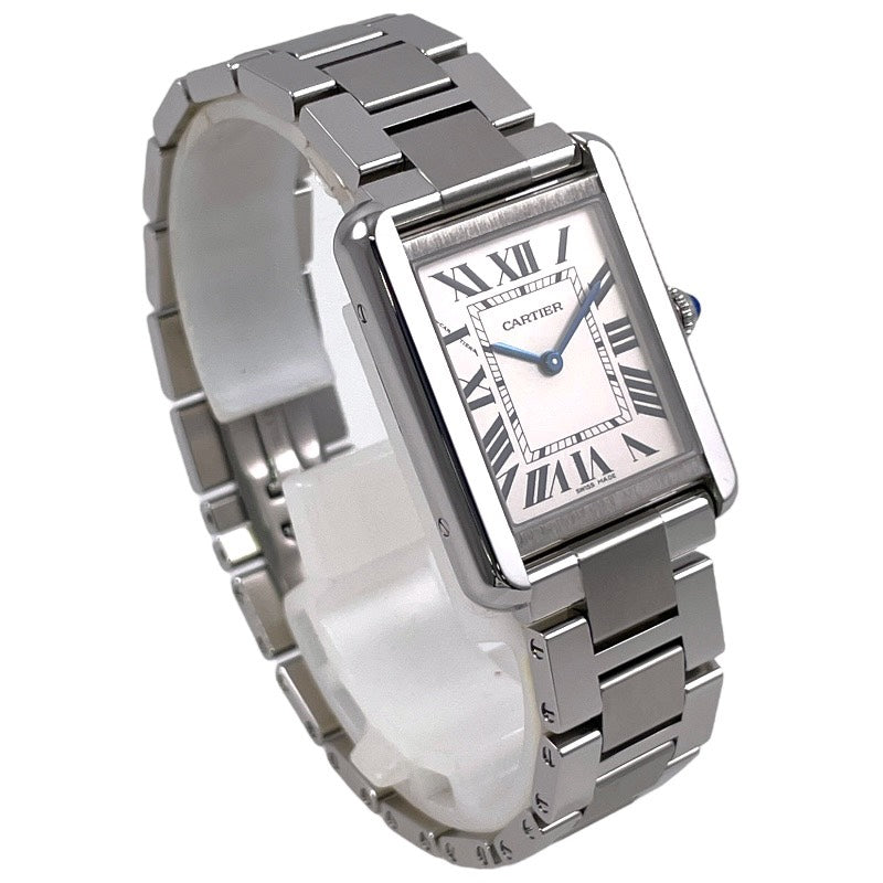 【CARTIER】カルティエ タンクソロSM W5200013 腕時計 ステンレススチール レディース クオーツ