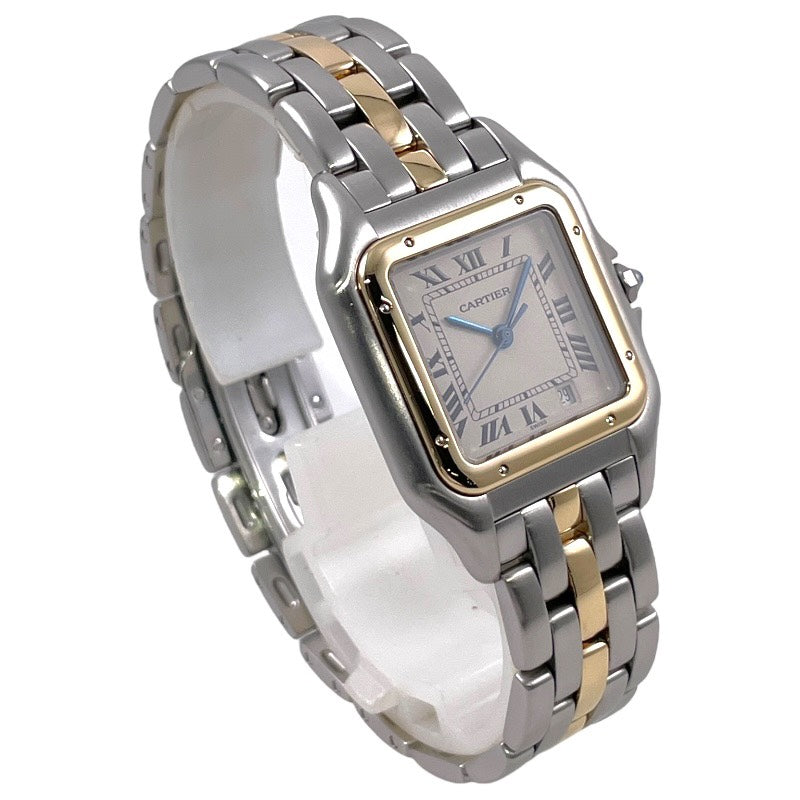 【CARTIER】カルティエ パンテールMM 1ロウ W25028B5 腕時計 SS/YG レディース クォーツ デイト メンズ
