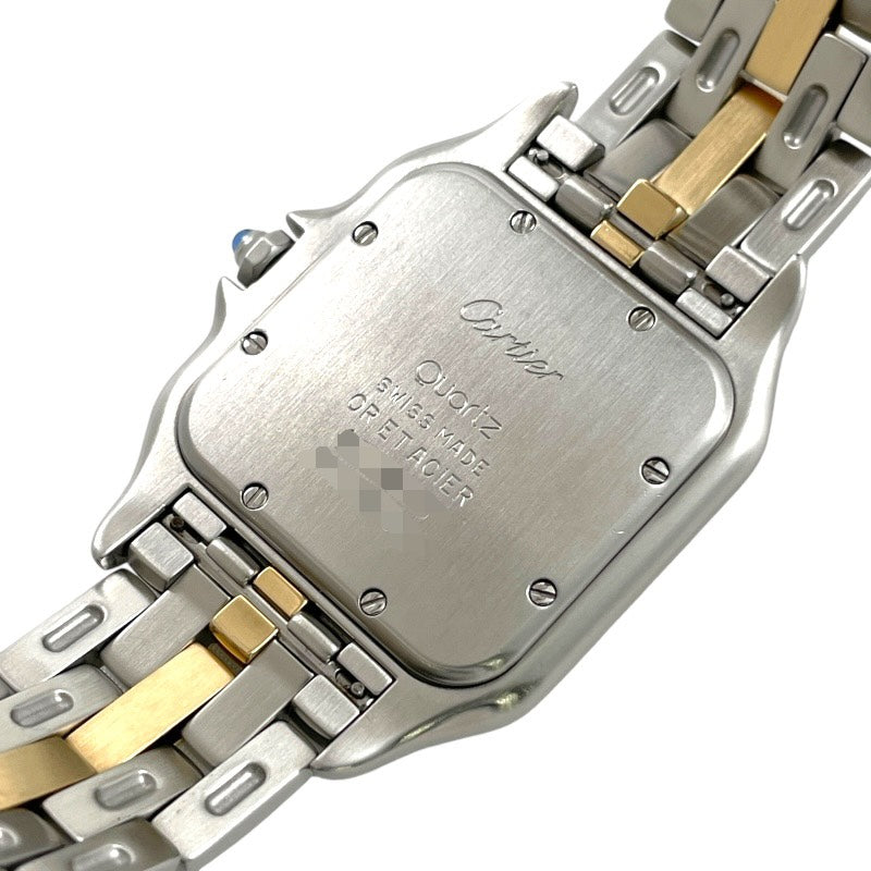 【CARTIER】カルティエ パンテールMM 1ロウ W25028B5 腕時計 SS/YG レディース クォーツ デイト メンズ