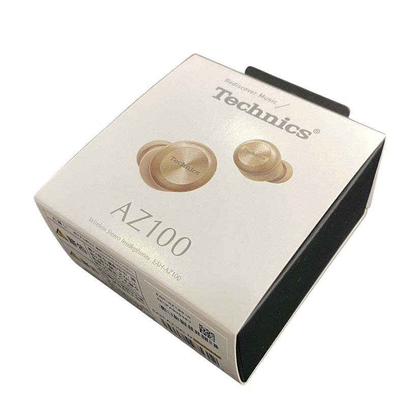 【新品】 【Technics】テクニクス EAH-AZ100-N オーディオ機器 ユニセックス 新品未使用品 ワイヤレスイヤホン Panasonic シャンパンゴールド