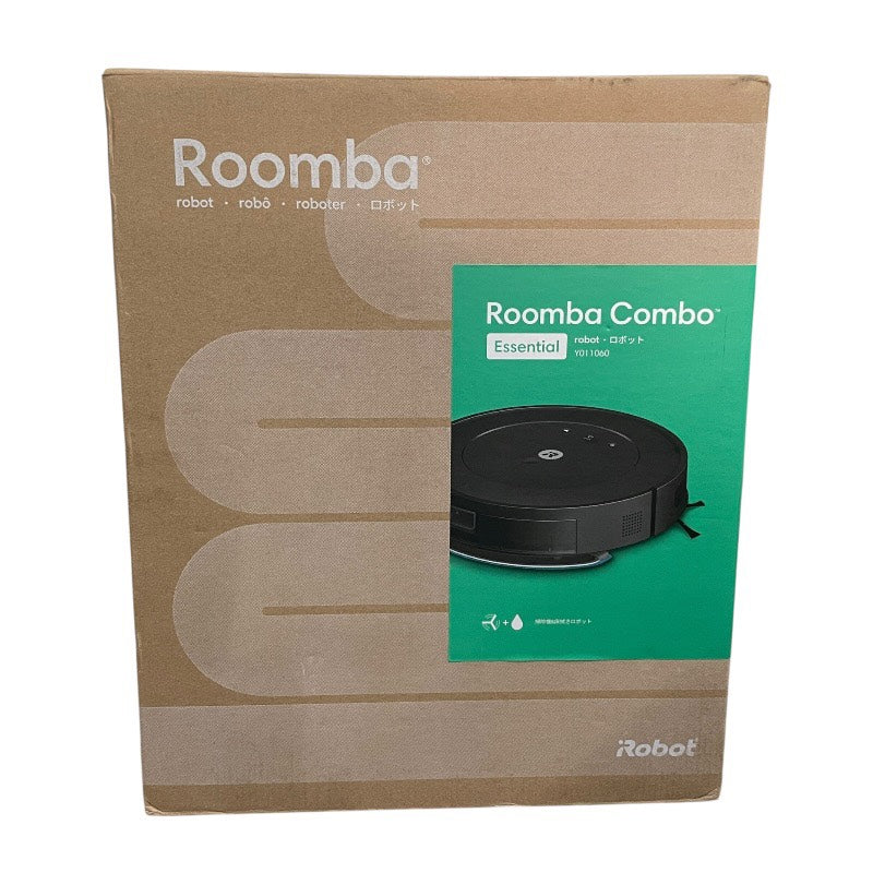 【新品】 【iRobot】アイロボット Roomba Combo Essential Y011060 掃除機 ユニセックス 新品未使用品 ロボット掃除機 ルンバ エッセンシャル コンボ