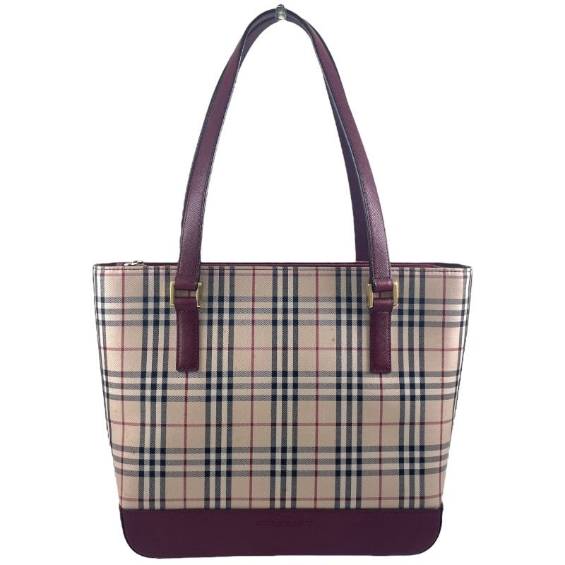 【BURBERRY】バーバリー ハンドバッグ ハンドバッグ レディース ノバチェック トートバッグ