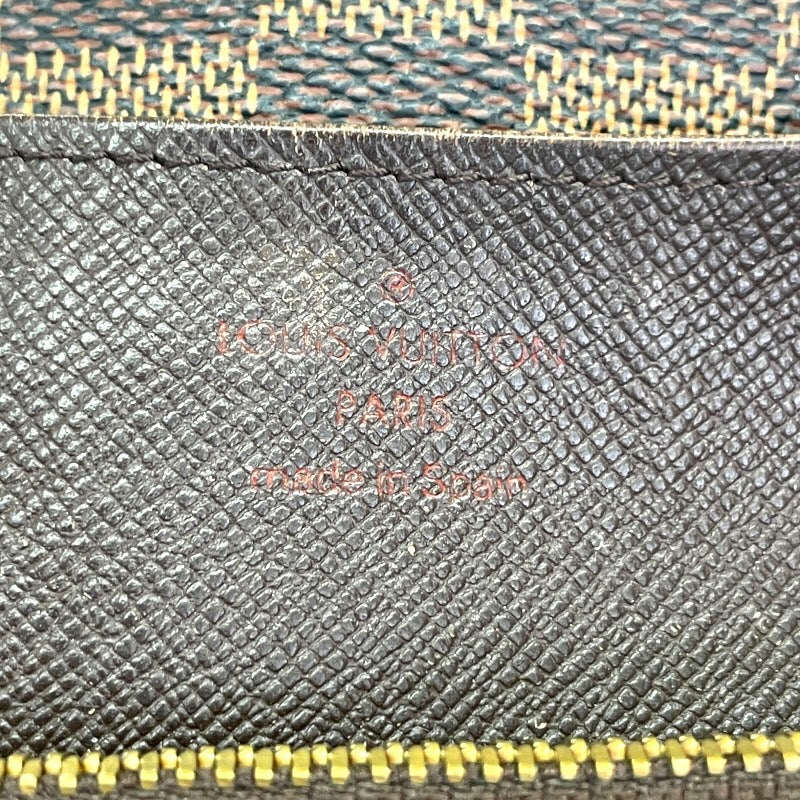 【中古】【LOUIS VUITTON】ルイ・ヴィトン フォイユエミリー N63019 長財布 ダミエキャンバス レディース