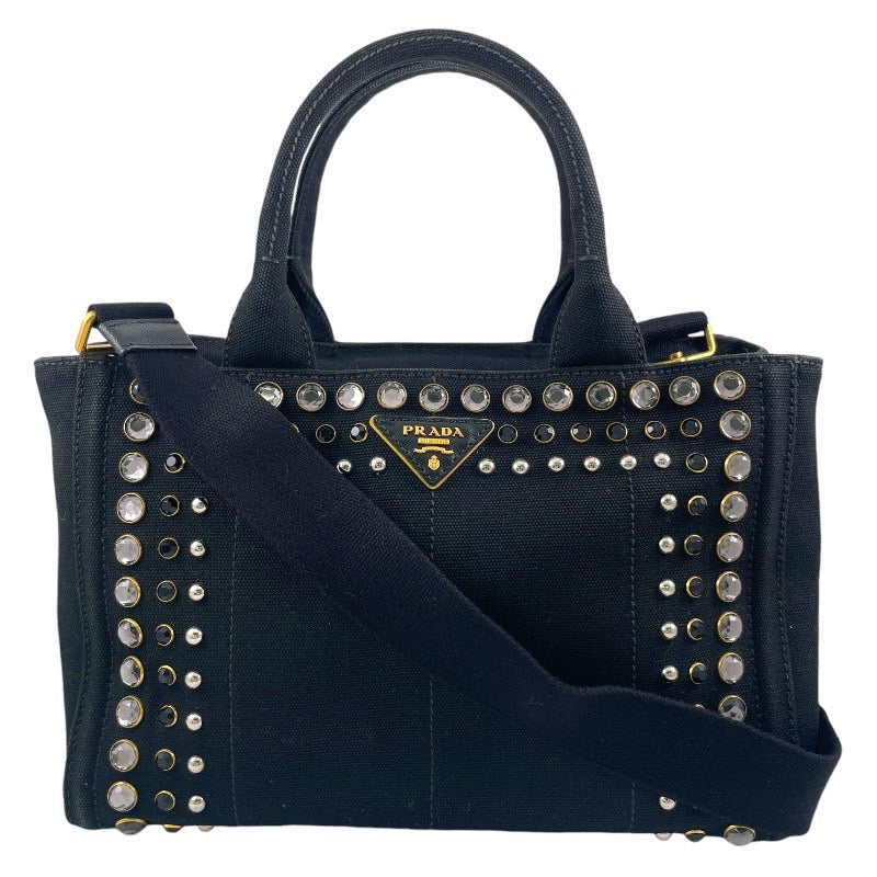 【中古】【PRADA】プラダ カナパトート B24390 ハンドバッグ キャンバス レディース