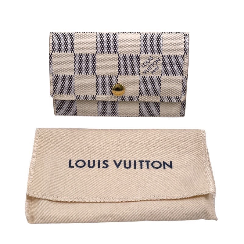 【LOUIS VUITTON】ルイ・ヴィトン ミュルティクレ6 N61745 キーケースユニセックス ダミエアズール 6連