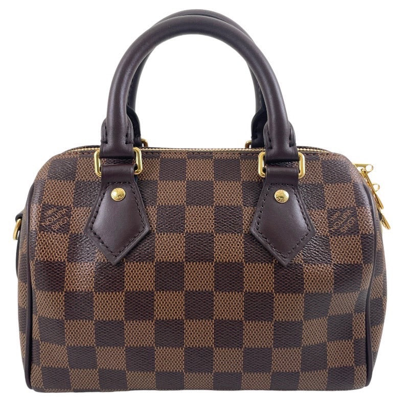 【正規店買付】★LV キュートで上品スピーディバンドリエール 20 スピーディ・バンドリエール 20 ダミエ・エベヌ｜ルイ・ヴィトン
