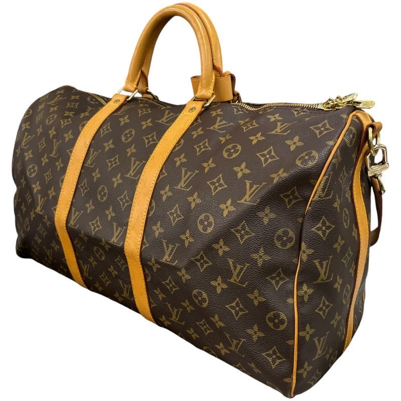 【LOUIS VUITTON】ルイ・ヴィトン キーポル・バンドリエール50 M41416 ハンドバッグ モノグラムキャンバスユニセックス モノグラム ボストン 2WAY 旅行バッグ