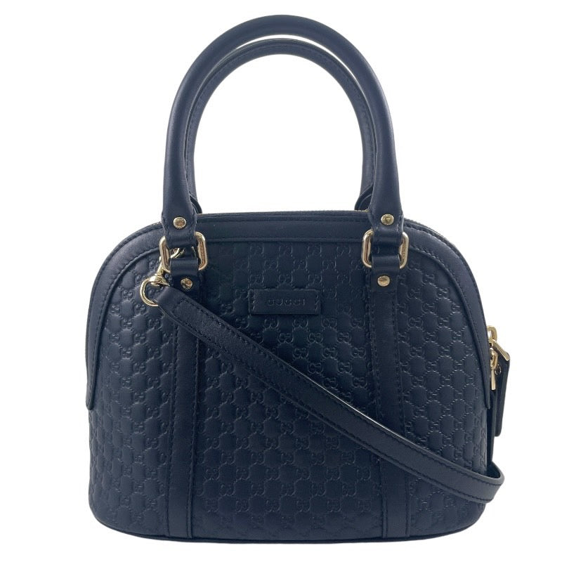 【GUCCI】グッチ 2wayバッグ 449654 ショルダーバッグ レザー レディース マイクログッチシマ GG ハンド
