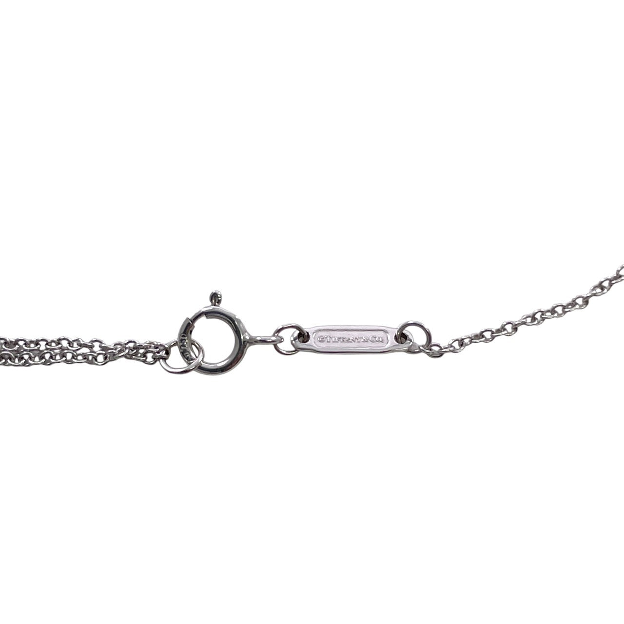 【TIFFANY&Co.】ティファニー Tスマイル ミニ ネックレス K18ホワイトゴールド レディース ホワイトゴールド ダイヤモンド 750