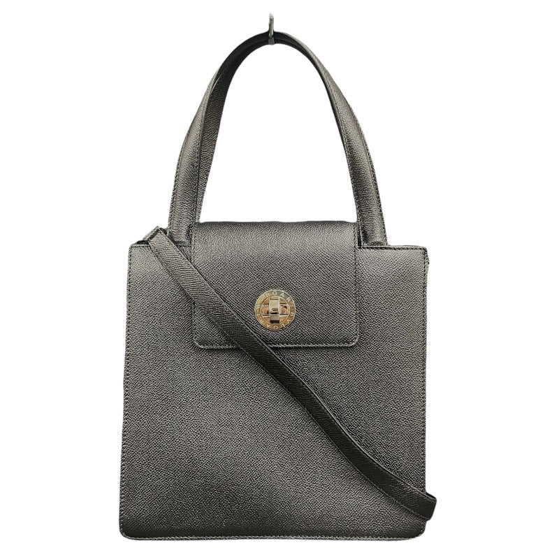 【BVLGARI】ブルガリ ブルガリブルガリ ハンドバッグ レザー レディース 2WAY トート ショルダー 本革 ターンロック