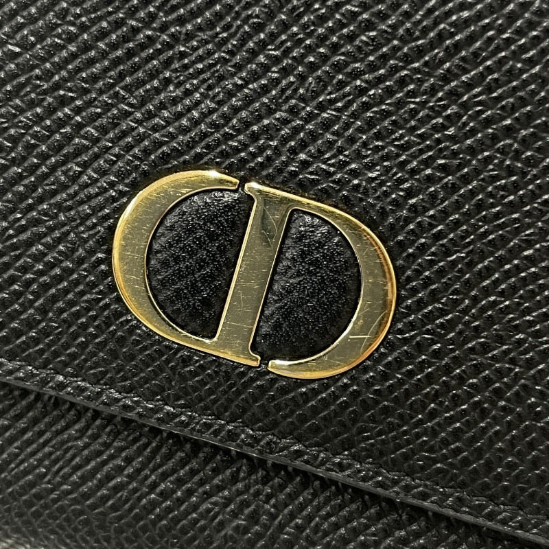 【Dior】ディオール 30モンテーニュ 三つ折り財布レディース コンパクトウォレット　レザー