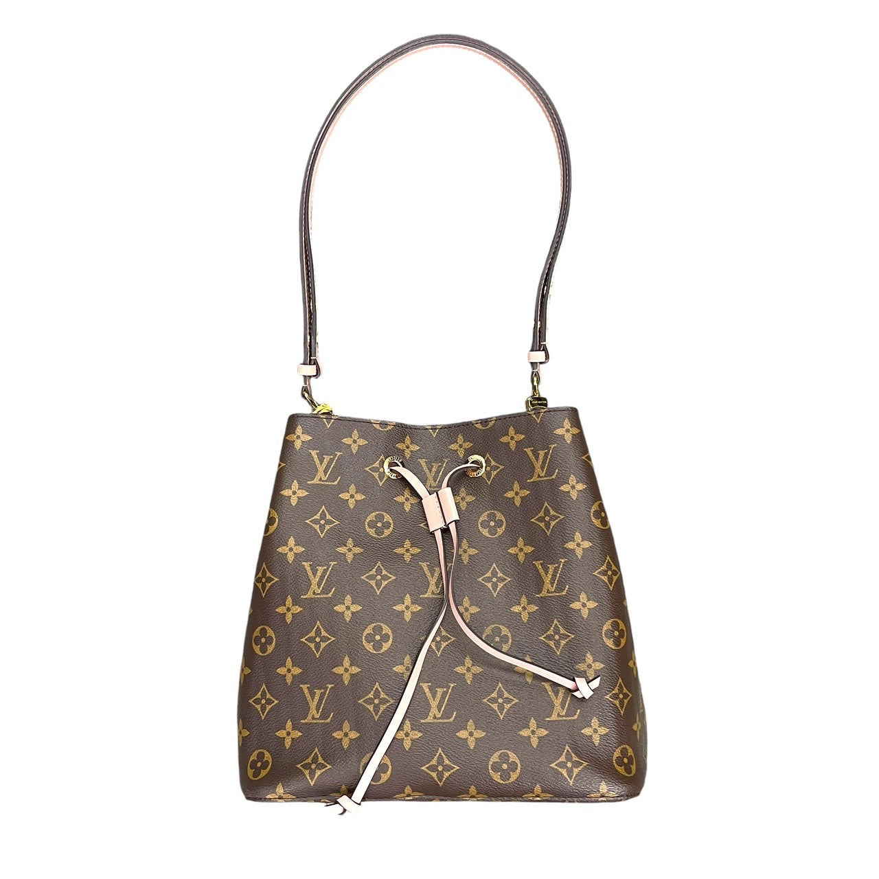 【LOUIS VUITTON】ルイ・ヴィトン ネオ・ノエ M44022 ショルダーバッグレディース ネオノエ　モノグラム　ピンク　巾着バッグ