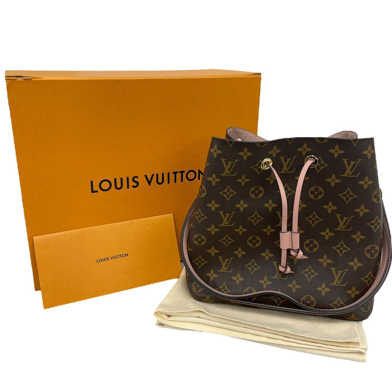 【LOUIS VUITTON】ルイ・ヴィトン ネオ・ノエ M44022 ショルダーバッグレディース ネオノエ　モノグラム　ピンク　巾着バッグ