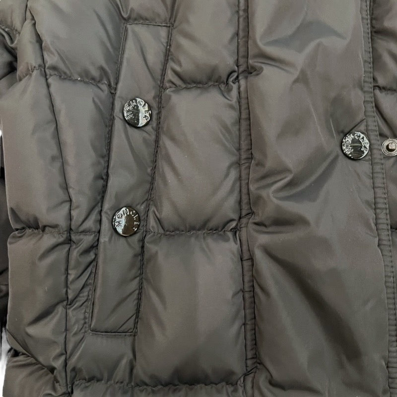 【MONCLER】モンクレール KHLOE ダウンジャケットレディース サイズ00 クロエ ダウンコート ファー 国内正規タグ付 ベルト付き