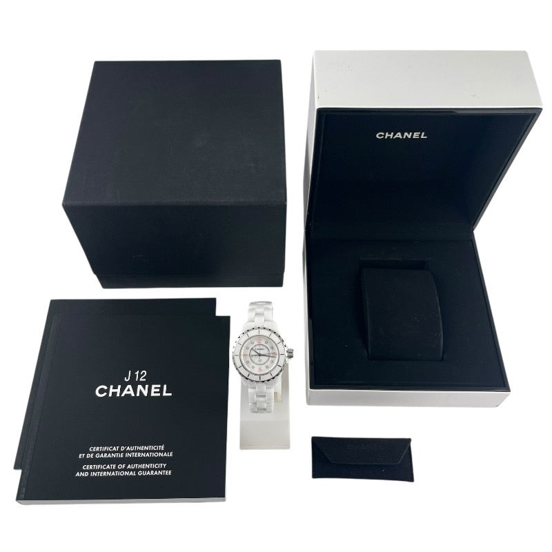 シャネルレディース時計美品 CHANEL - シャネル CHANEL J12 レディース クォーツ 腕時計 SS
