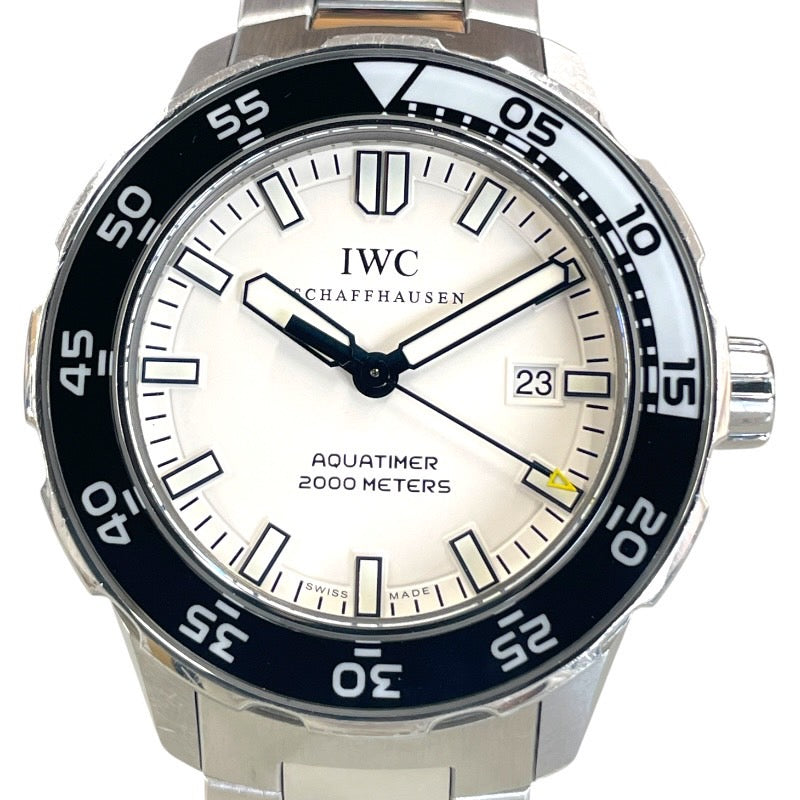 【IWC】インターナショナルウォッチカンパニー アクアタイマー IW356805 腕時計 ステンレススチール メンズ ダイバー AQUATIMER SS/SS ホワイト