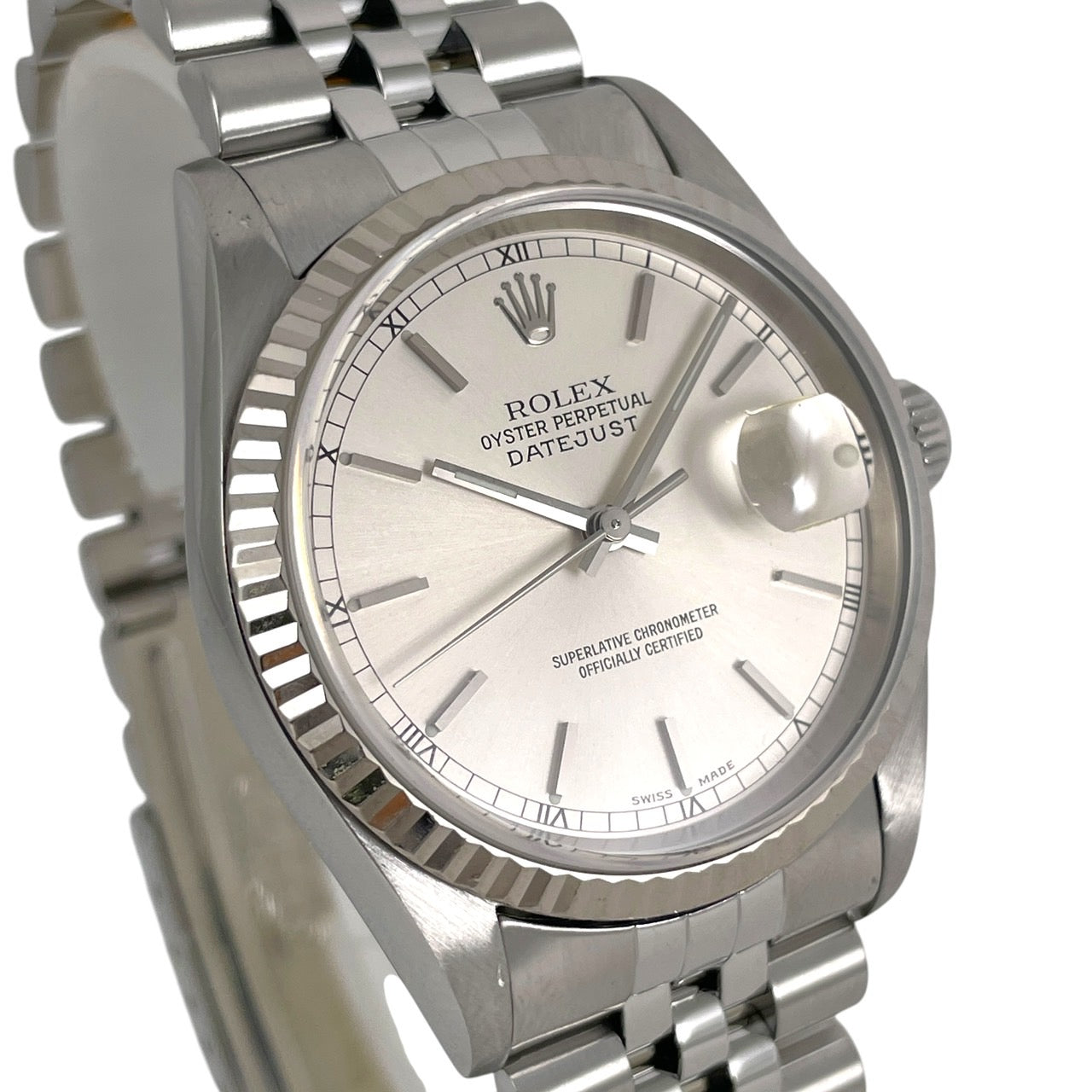 【ROLEX】ロレックス デイトジャスト 16234 腕時計 SS/WGメンズ 外装仕上げ済 ジュビリーブレス