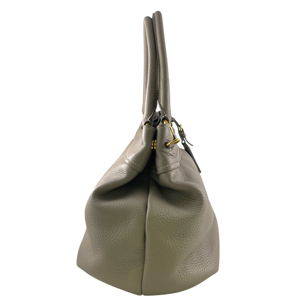 【PRADA】プラダ VIT.DAINO BN1777 トートバッグ レザー レディース 2way ショルダーバッグ グレー ロゴ 斜め掛け POMICE