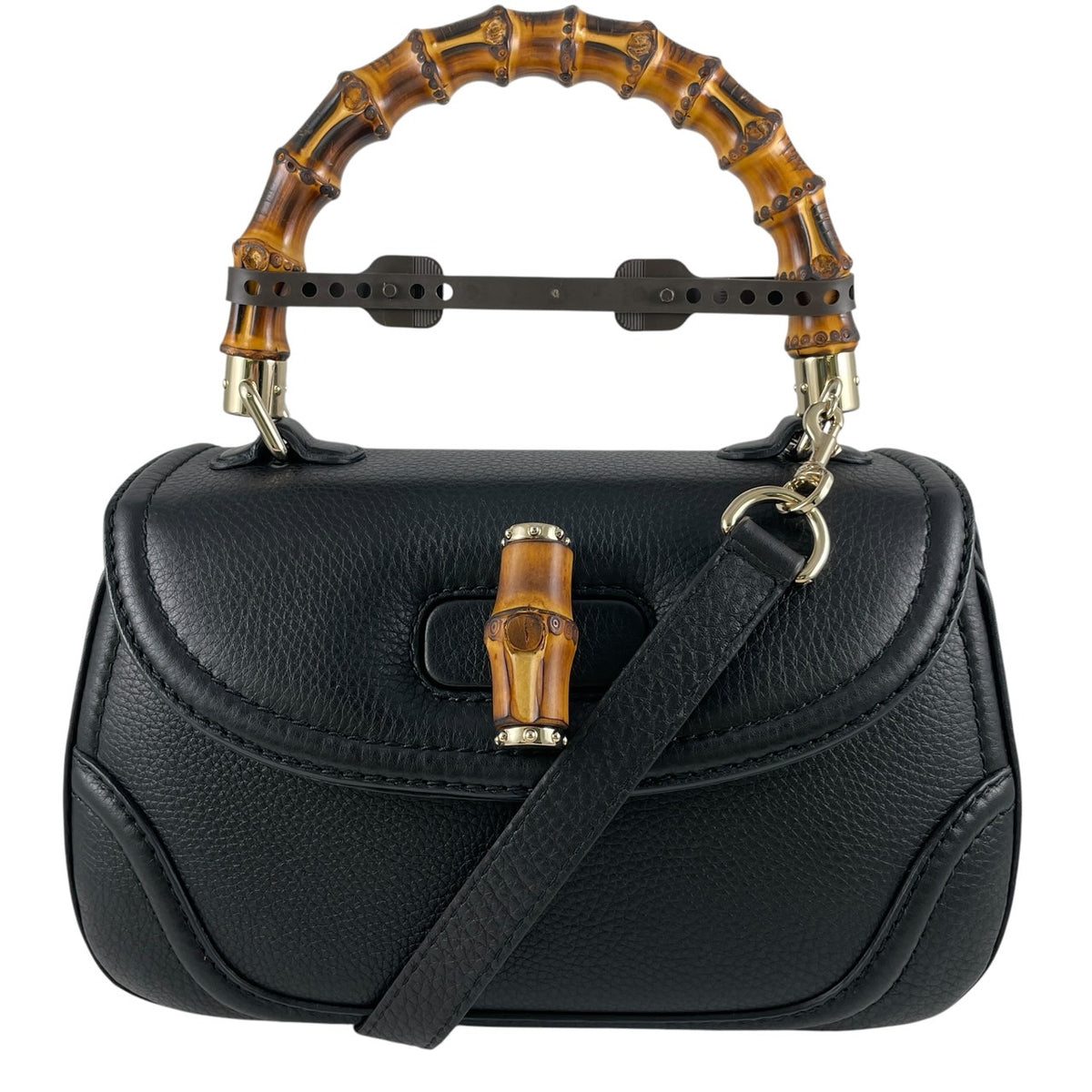 GUCCI】グッチ ニューバンブー 254884 ショルダーバッグ レザー 