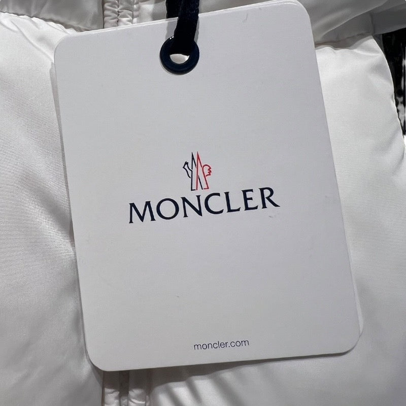 MONCLER】モンクレール MONTCLA ダウンジャケットメンズ サイズ1 モンクラー 白 フード