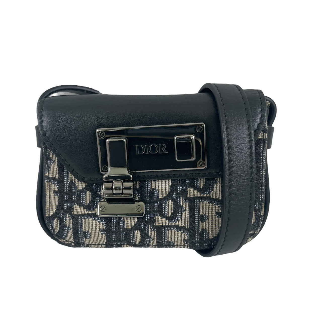 【Christian Dior】クリスチャンディオール ディオールロック ショルダーバッグ キャンバス ユニセックス ミニショルダー ポシェット オブリーク