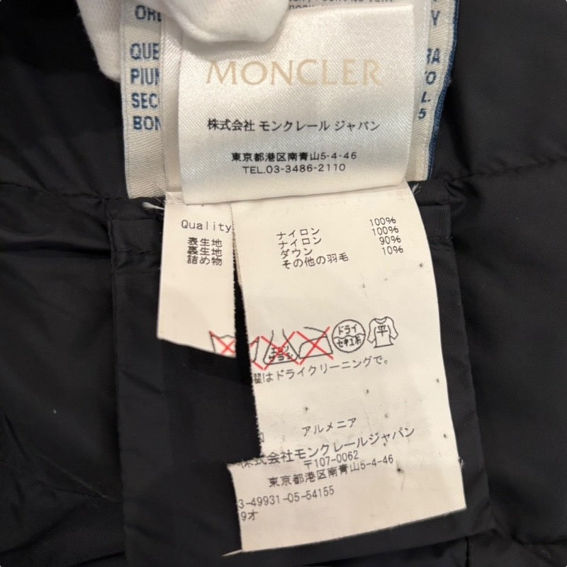 【MONCLER】モンクレール フラメッテ FLAMMETTE GIUBBOTTO ダウンジャケット ナイロン レディース サイズ0 ダウンコート 正規タグ